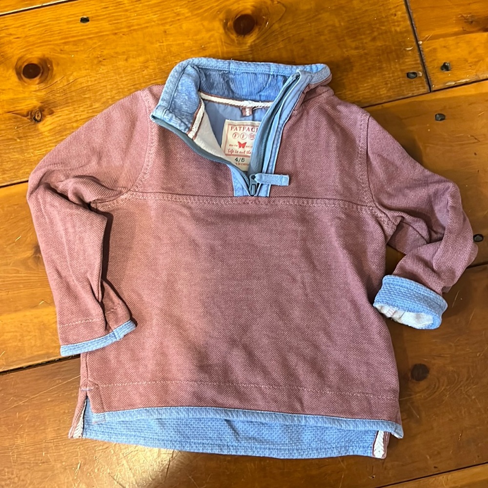 Fat Face Toddler quarter Zip